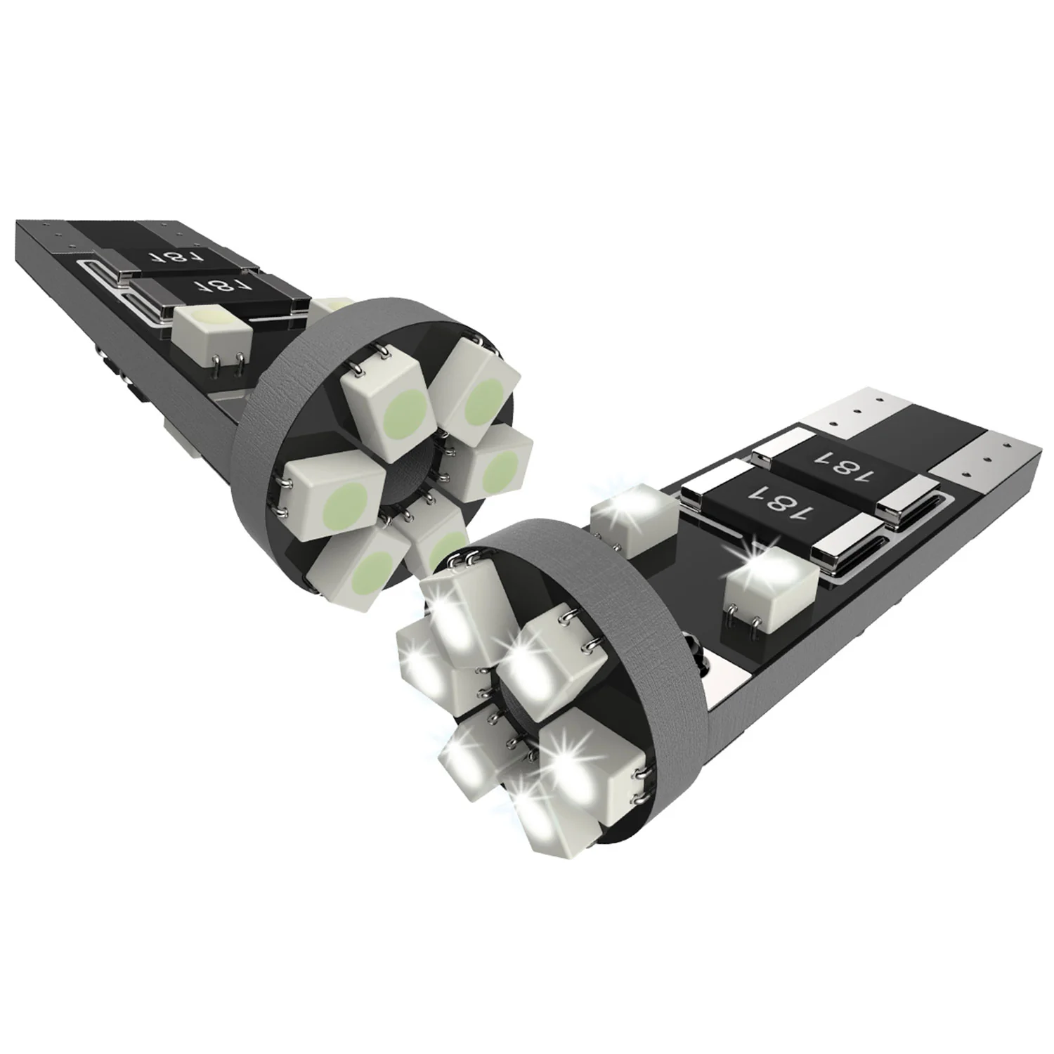 T10 10 SMD LED Bulb w/ Integrated Canbus - 2PC White