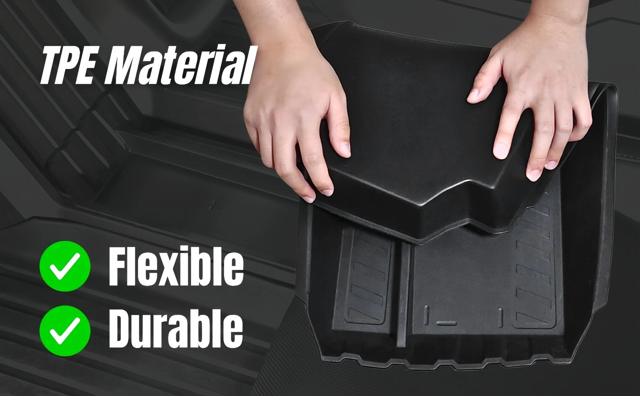 Tesla Cybertruck Floor Organizer Tray Lower Console Storage - Image 5