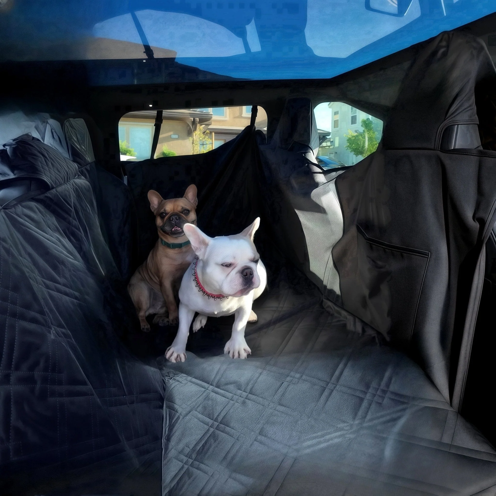 Tesla Cybertruck Pet Rear Seat Cover - Image 2