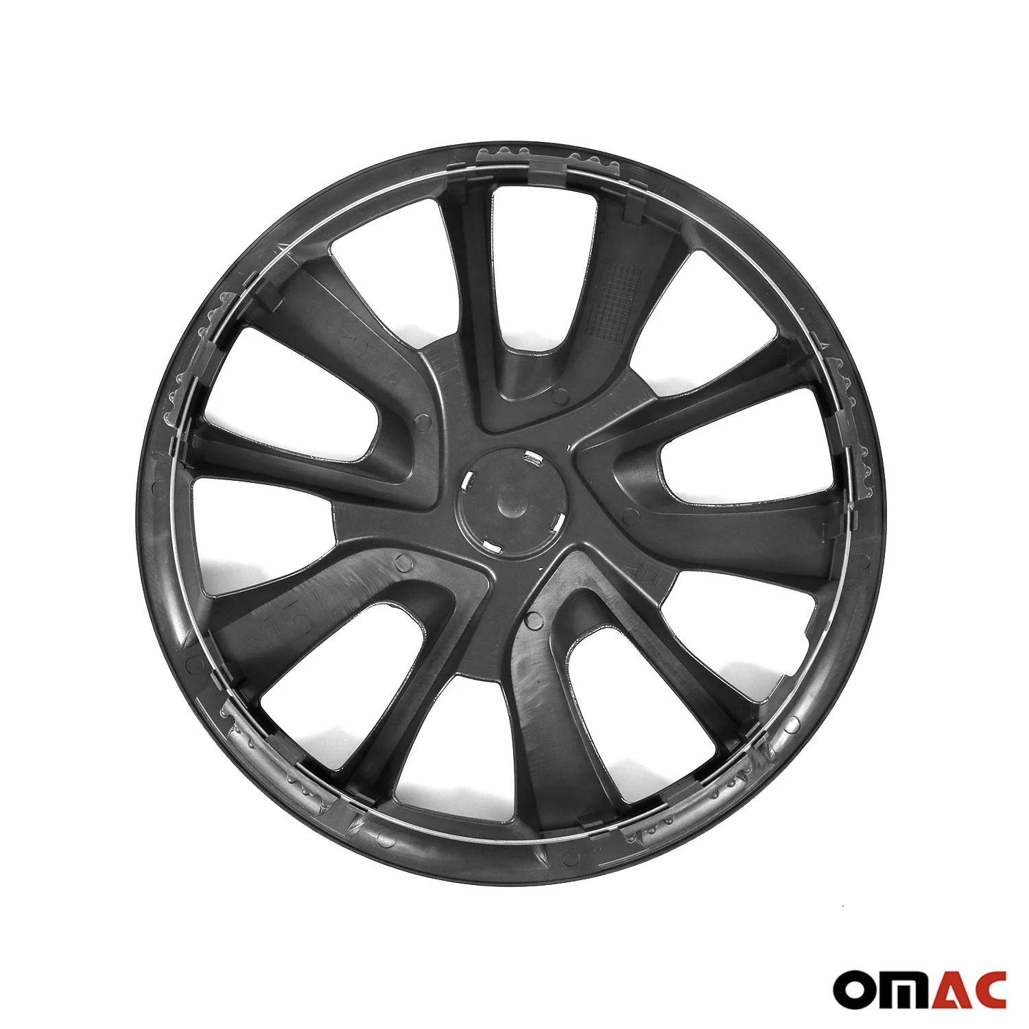 Texas Hub Caps Wheel Cover 15" Black Full Set 4 pcs. - Image 9