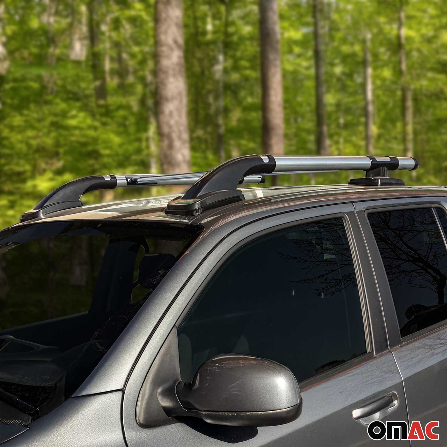 2019-2023 Ford Ranger Double Cab Roof Rack Rails Side Rails Silver - Image 11