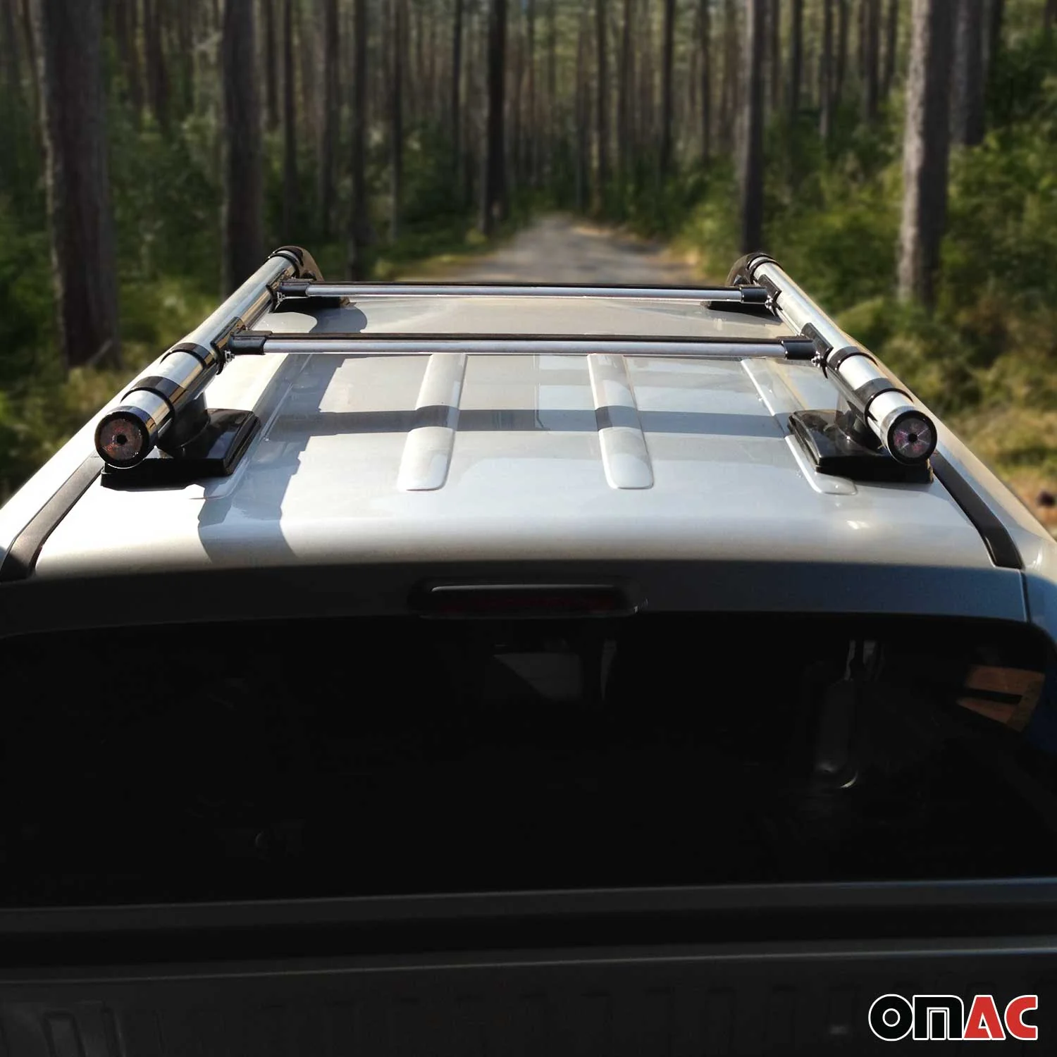 2019-2023 Ford Ranger Double Cab Roof Rack Rails Side Rails Silver - Image 9