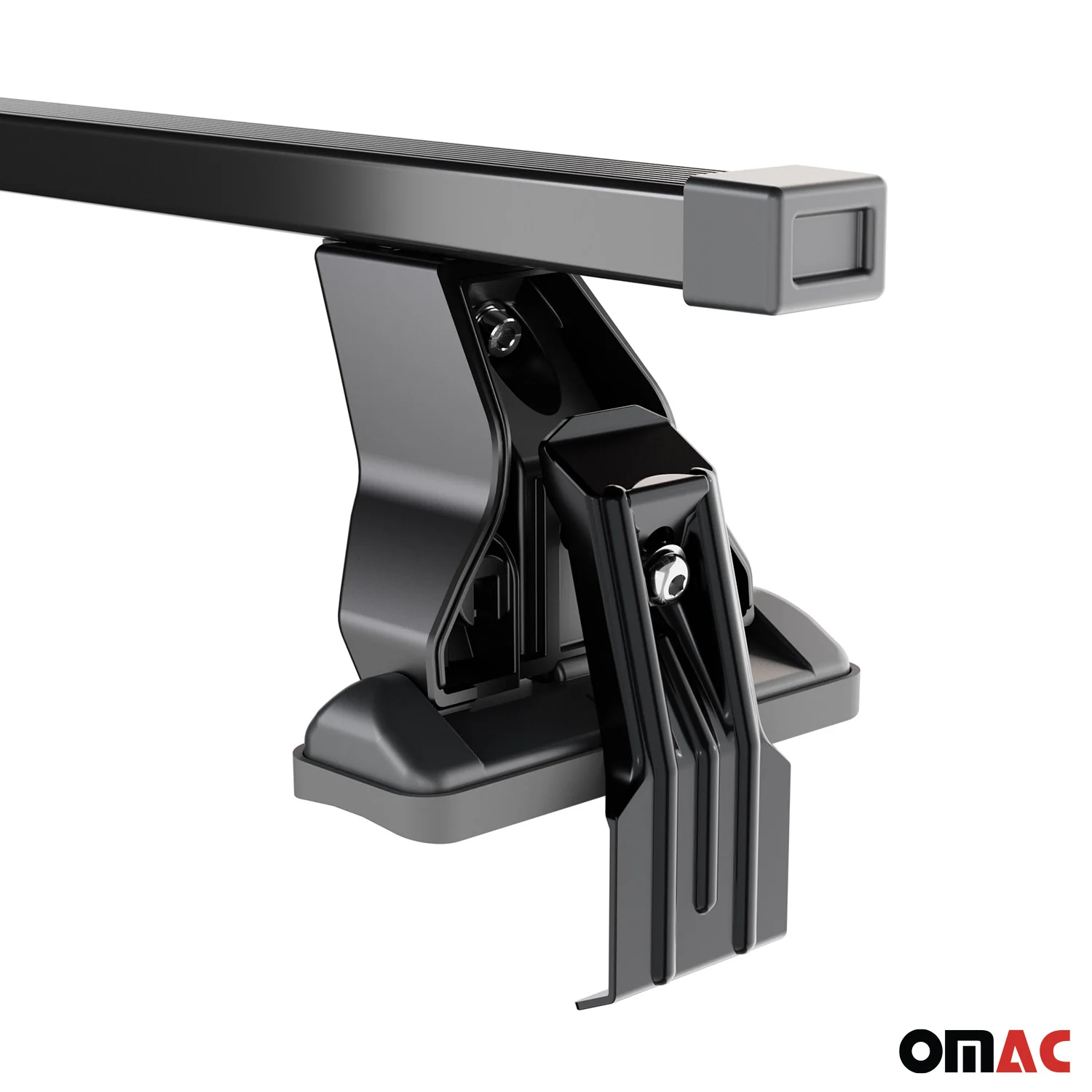 Top Roof Racks Cross Bars Carrier for BMW iX2 U10 2024-2026 Steel Black 2Pcs - Image 10