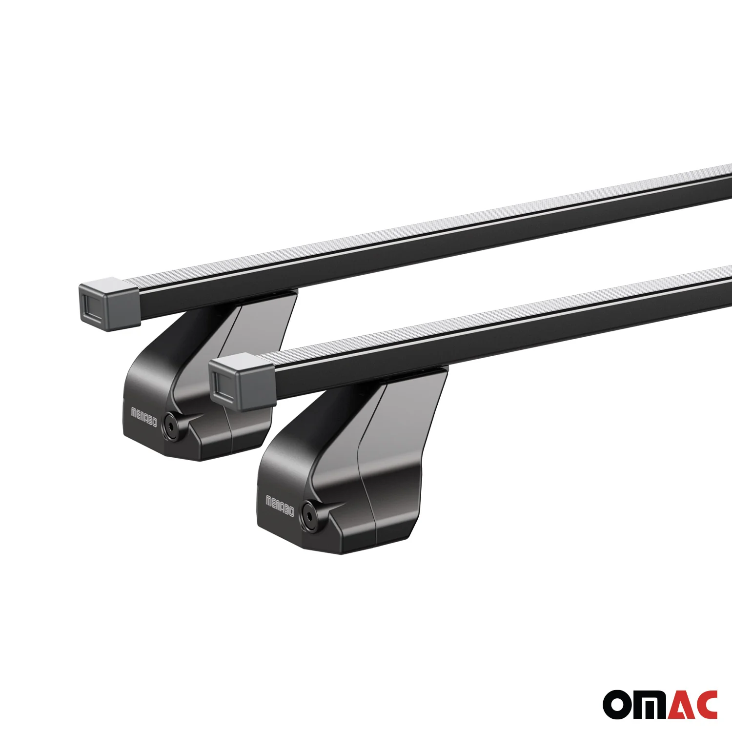 Top Roof Racks Cross Bars fits BMW 2 Series Gran Coupé 2019-2024 Black Steel 2x - Image 10