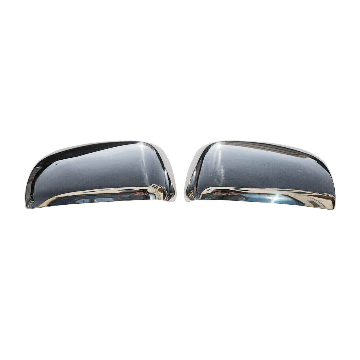 2006-2009 Toyota RAV4 Side Mirror Cover Caps Stainless Steel Silver 2 Pcs - Image 6