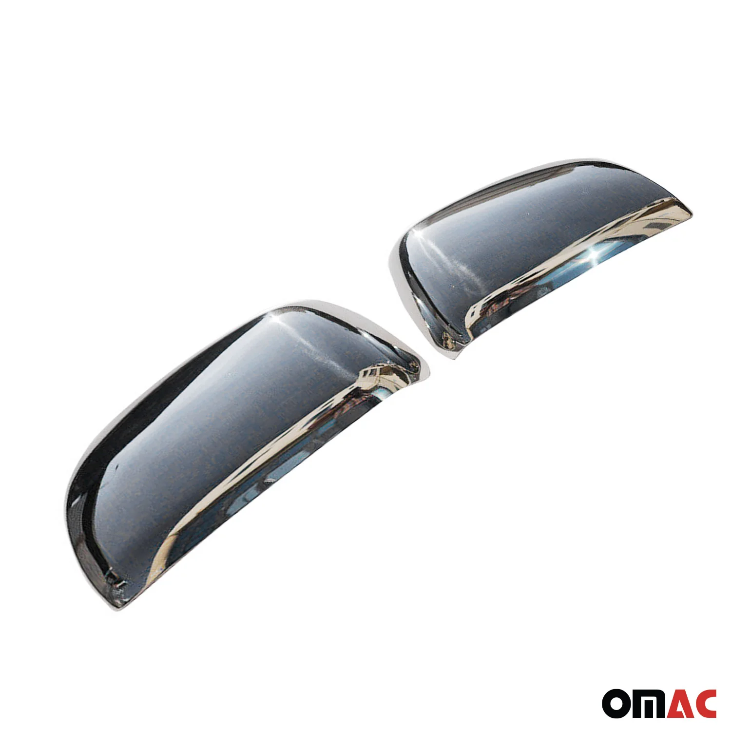 2006-2009 Toyota RAV4 Side Mirror Cover Caps Stainless Steel Silver 2 Pcs - Image 7