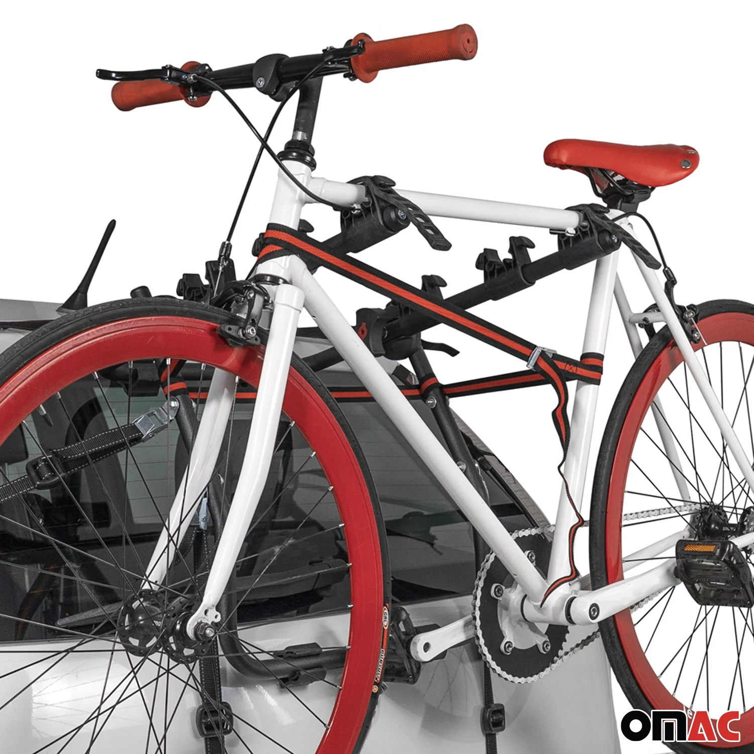 Rear Trunk Mount 3 Bike Rack Foldable Steel Carrier Hatchback Sedan SUV - Image 9