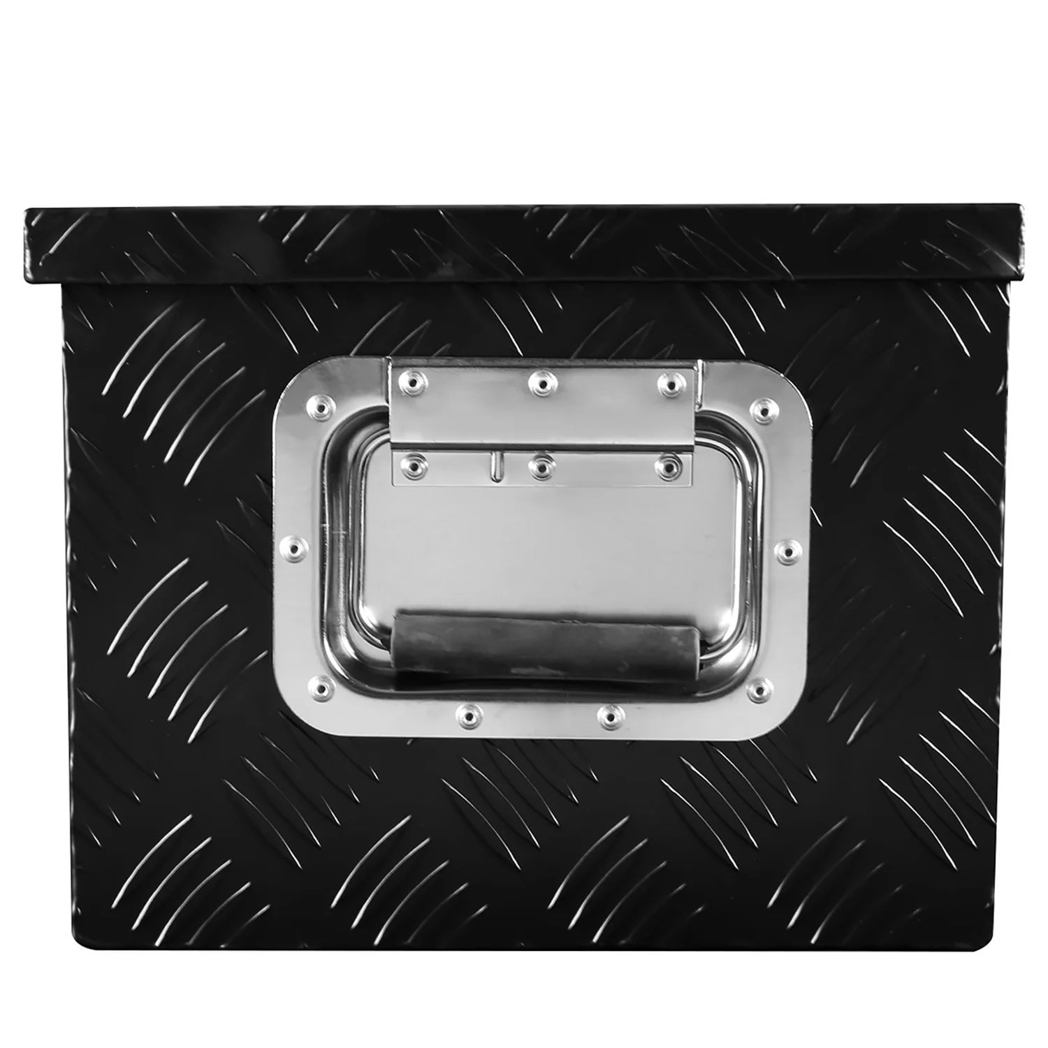 Universal 30" Heavy Duty Black Alu Truck Tool Box w/ Side Handles Lock & Keys - Image 5