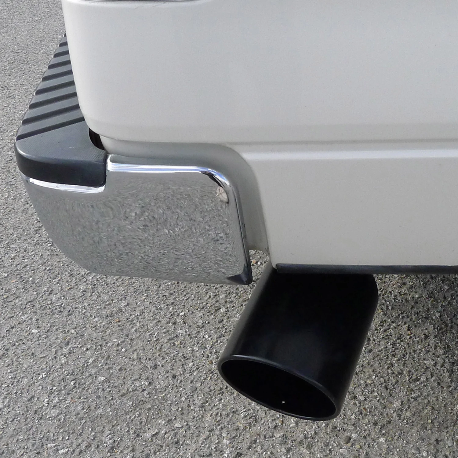 Universal 5" Inlet/8" Outlet Black Stainless Steel Bolt-On Angled Exhaust Tip - Image 10