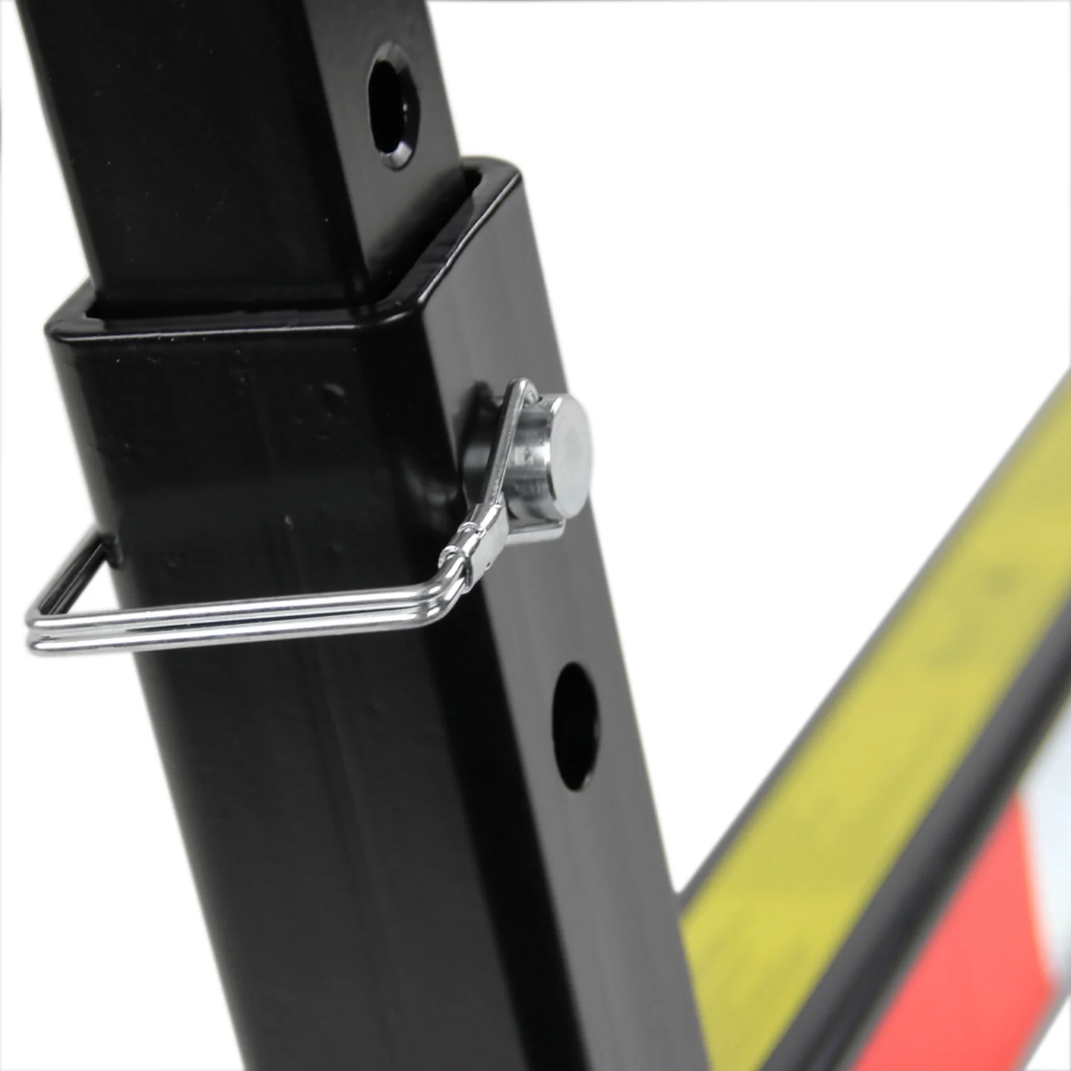 Universal Black Steel Adjustable Truck Bed 2" Hitch Extender - Image 5