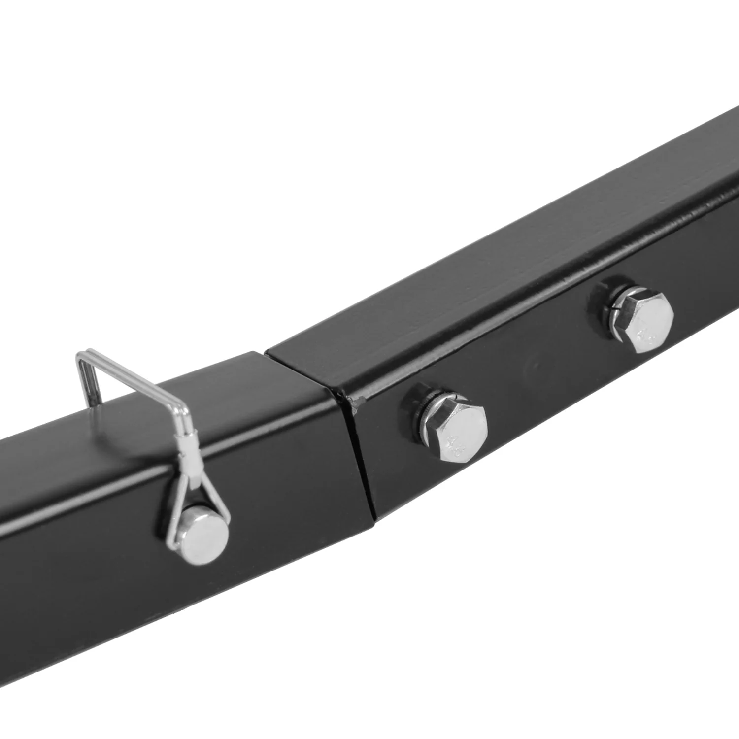 Universal Black Steel Adjustable Truck Bed 2" Hitch Extender - Image 7