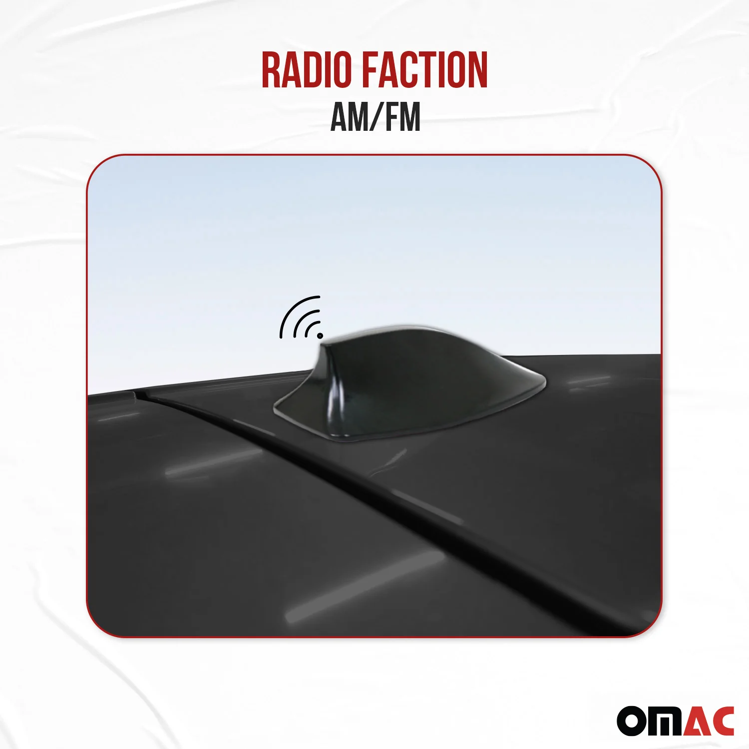 Car Shark Fin Antenna Roof Radio AM/FM Signal Aerial Accessories Black - Image 7