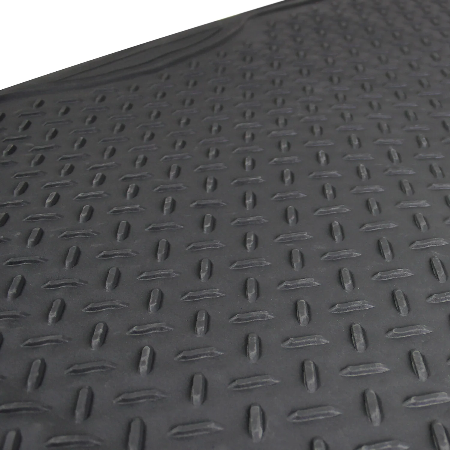 Universal fit Rubber Car Floor Mats Liner All Weather 4Pcs Gray - Image 3