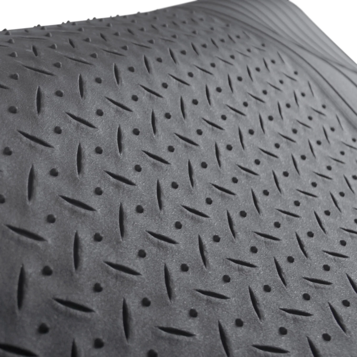 Universal fit Rubber Car Floor Mats Liner All Weather 4Pcs Gray - Image 4