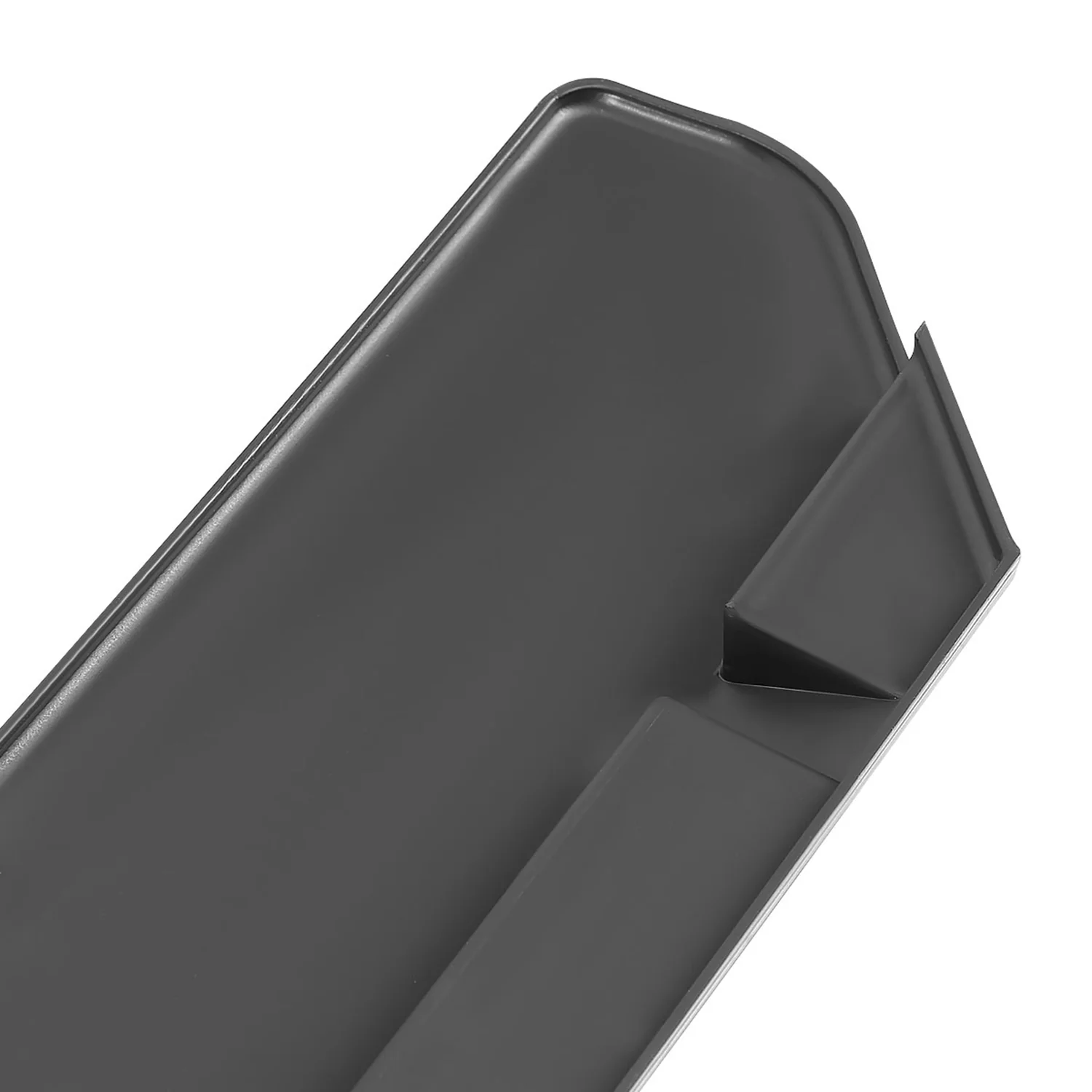 Universal Matte Black Polypropylene 3Pcs Front Bumper Lip Splitter Spoiler Set - Image 6
