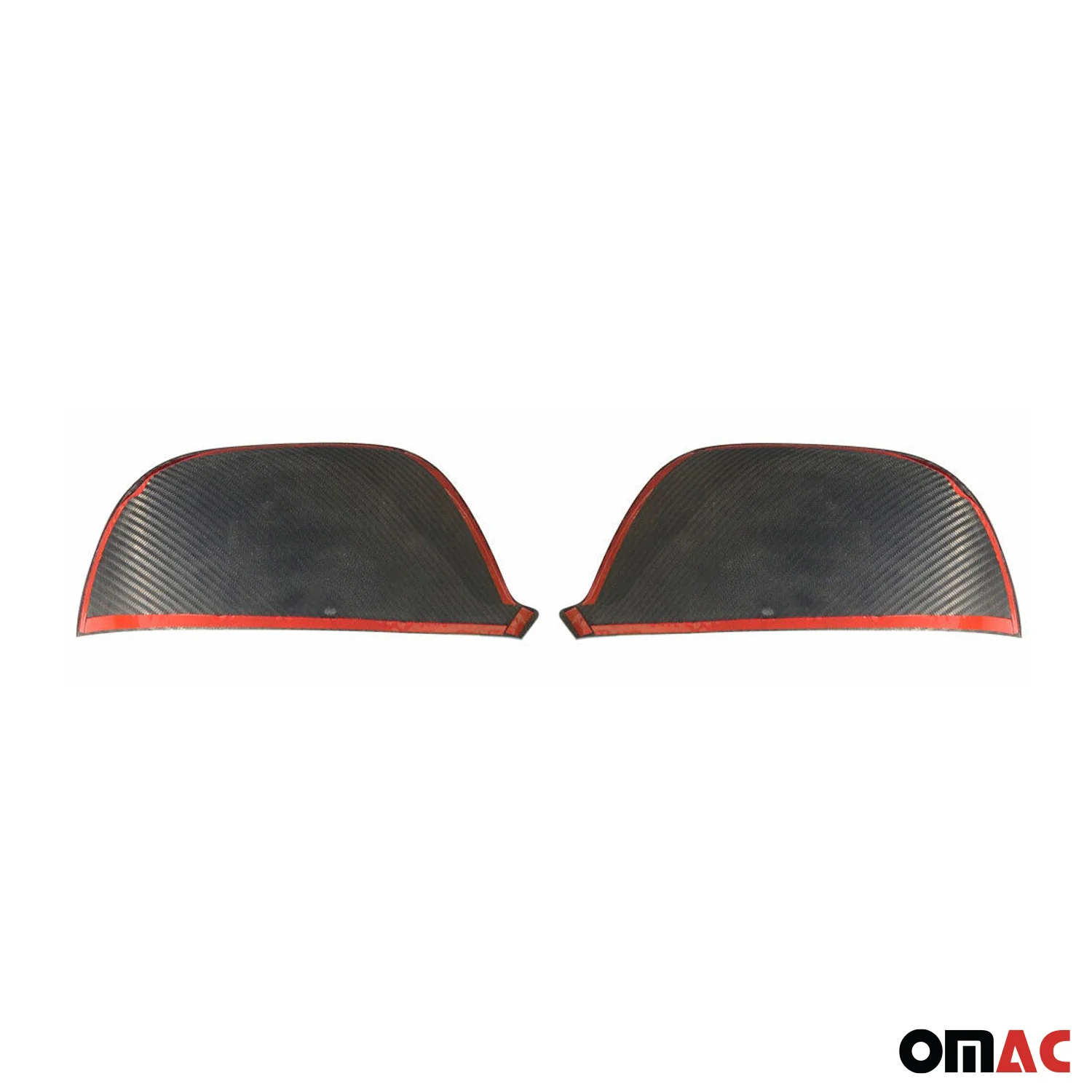 2010-2016 Volkswagen Amarok Side Mirror Cover Caps Carbon Fiber Black 2Pcs - Image 5