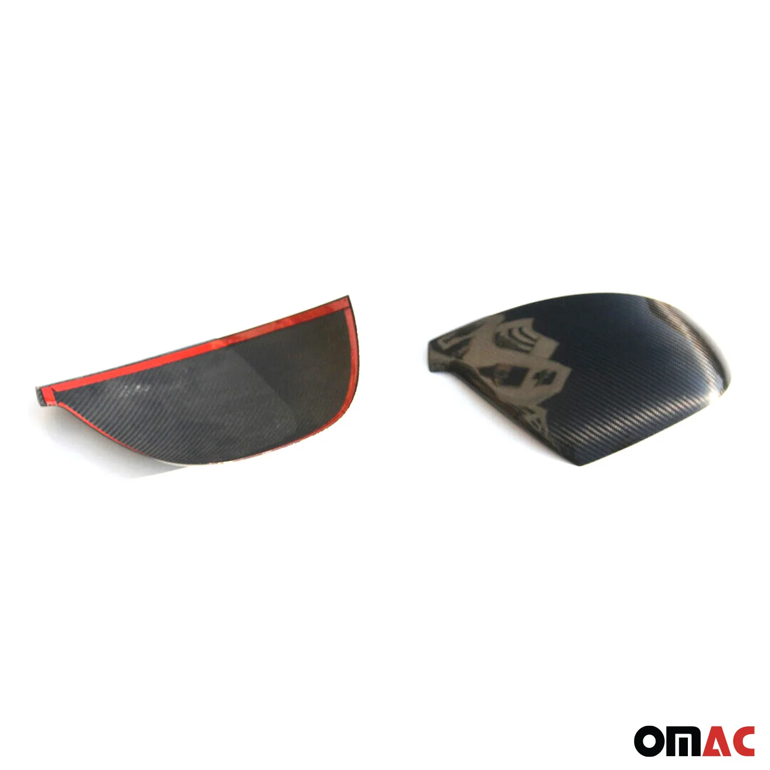 2010-2016 Volkswagen Amarok Side Mirror Cover Caps Carbon Fiber Black 2Pcs - Image 6