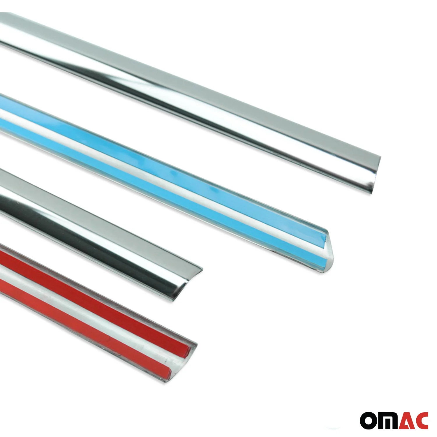 2015-2021 VW Golf GTI MK7 Window Molding Trim Streamer Stainless Steel Silver 4 Pcs - Image 5