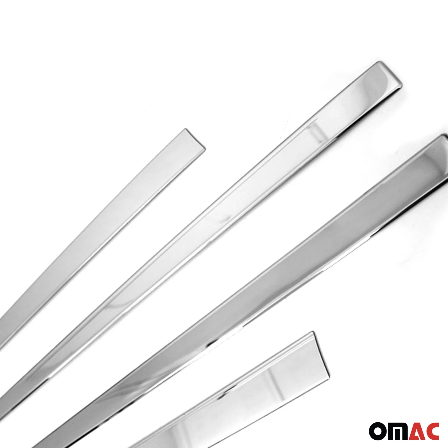 2015-2021 VW Golf GTI MK7 Window Molding Trim Streamer Stainless Steel Silver 4 Pcs - Image 6