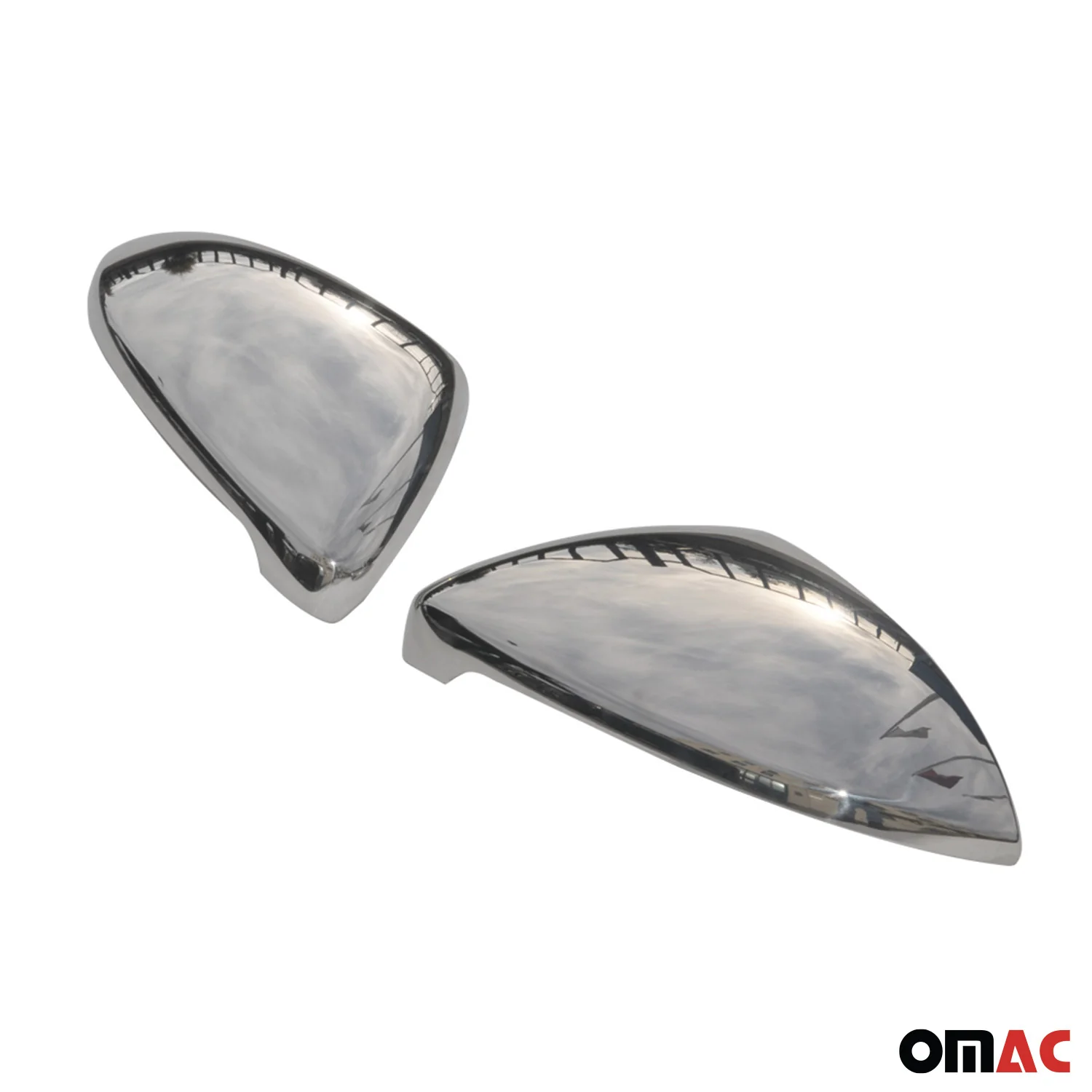 2015-2021 VW Golf Mk7 Side Mirror Cover Caps Stainless Steel Silver 2 Pcs - Image 7