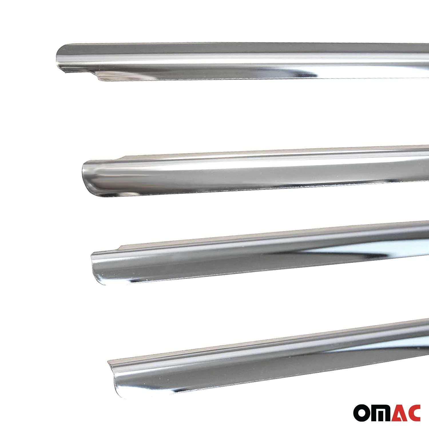2011-2018 VW Jetta A6 Window Molding Trim Streamer Stainless Steel Silver 6 Pcs - Image 8