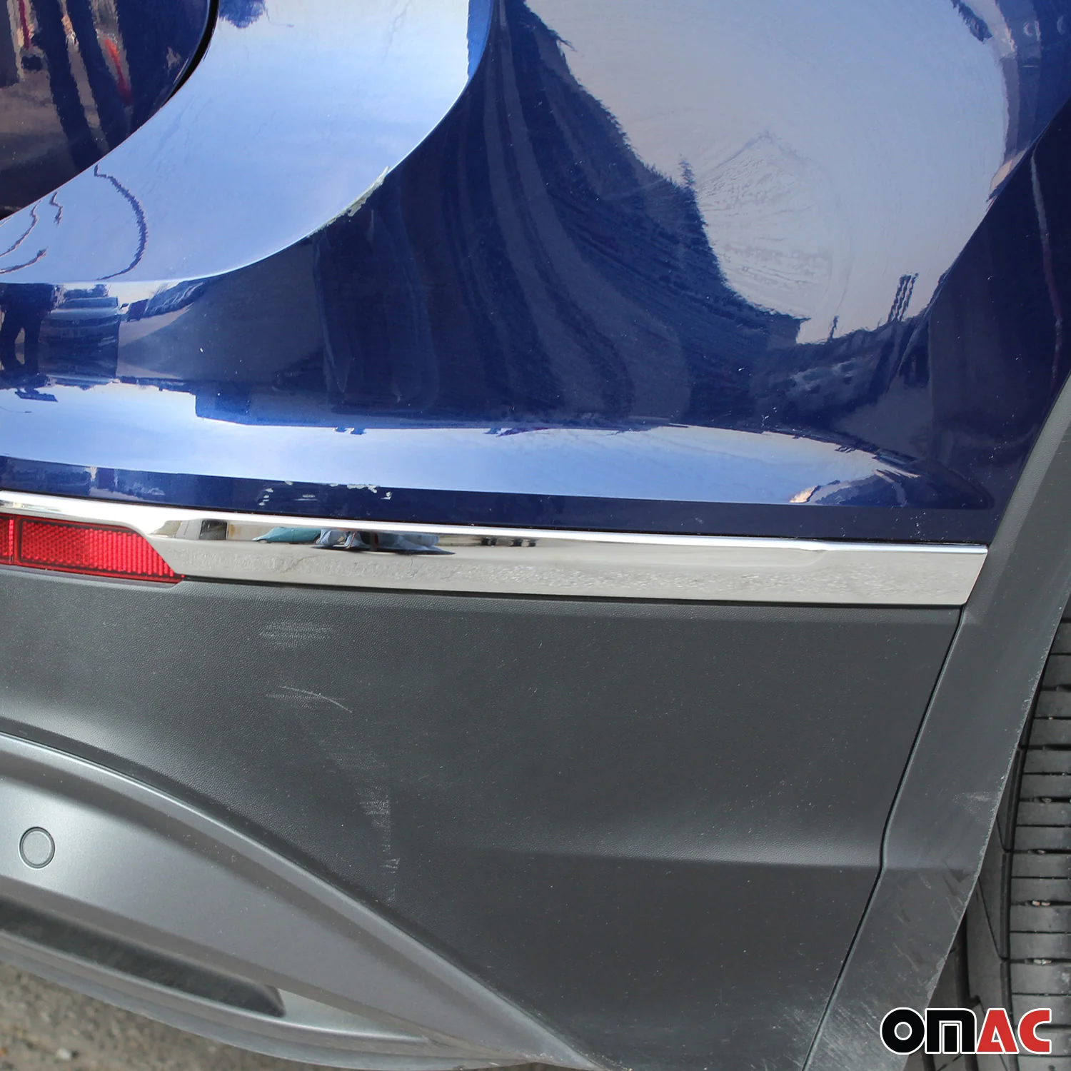 2016-2020 VW Tiguan 2.gen Pre-FL Rear Trunk Molding Trim Stainless Steel - Image 6