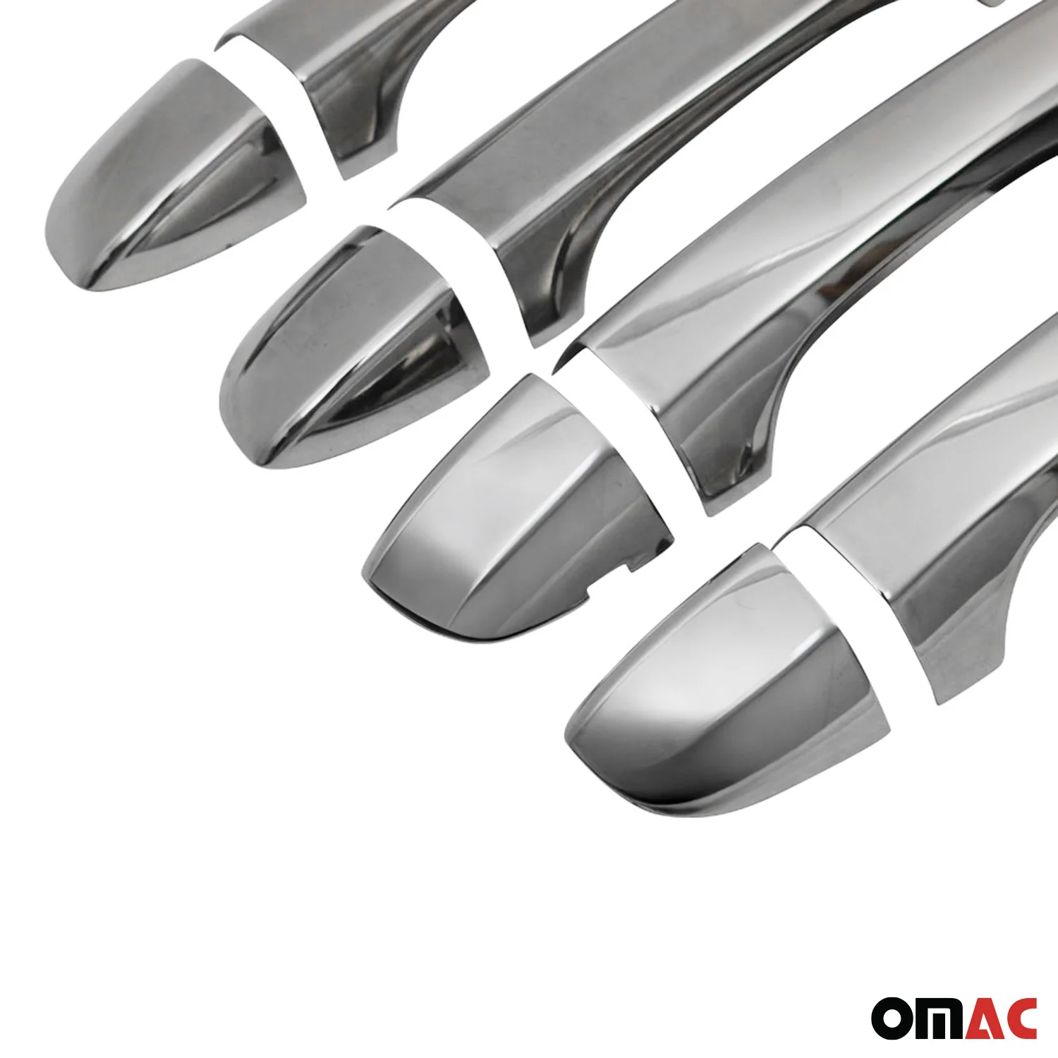 2018-2024 VW Tiguan Car Door Handle Cover Protector Stainless Steel Chrome 8 Pcs - Image 8