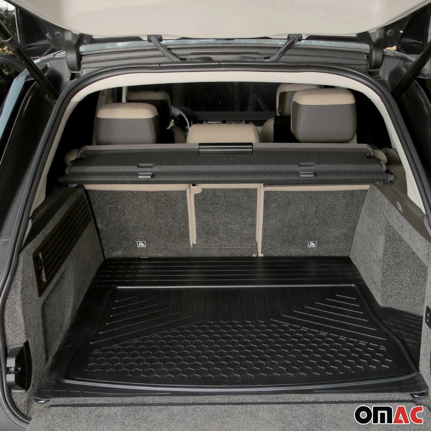 2019-2026 Chevrolet Blazer Semi-Custom fit Cargo Mat Liner Waterproof Rubber Black 1Pc - Image 2
