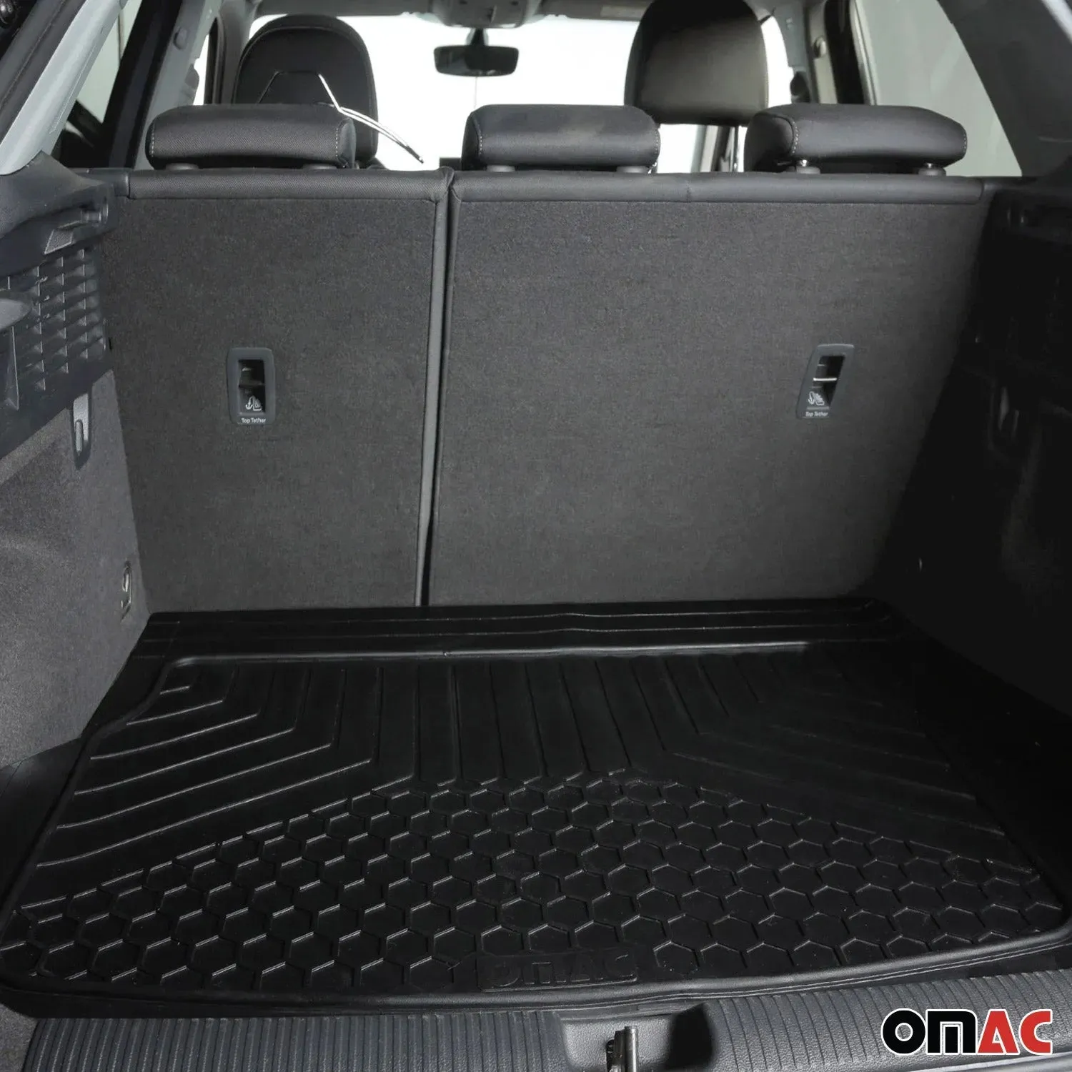 Toyota Semi-Custom fit Cargo Mats Liner All Weather Black Rubber - Image 2