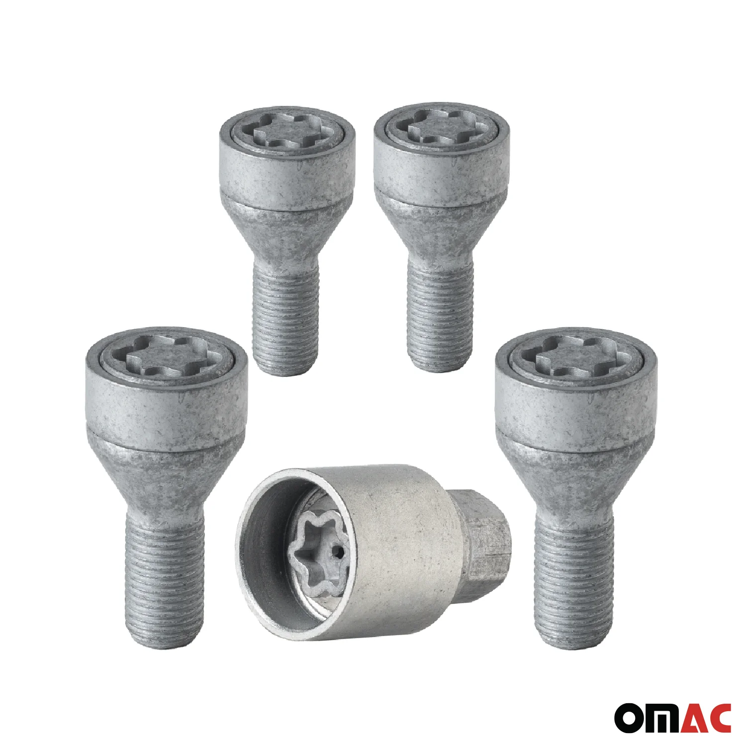Wheel Lock Kit for BMW XM / 8 Series M14X1,25 Bolt Galvanized Silver 4Locks - Image 8