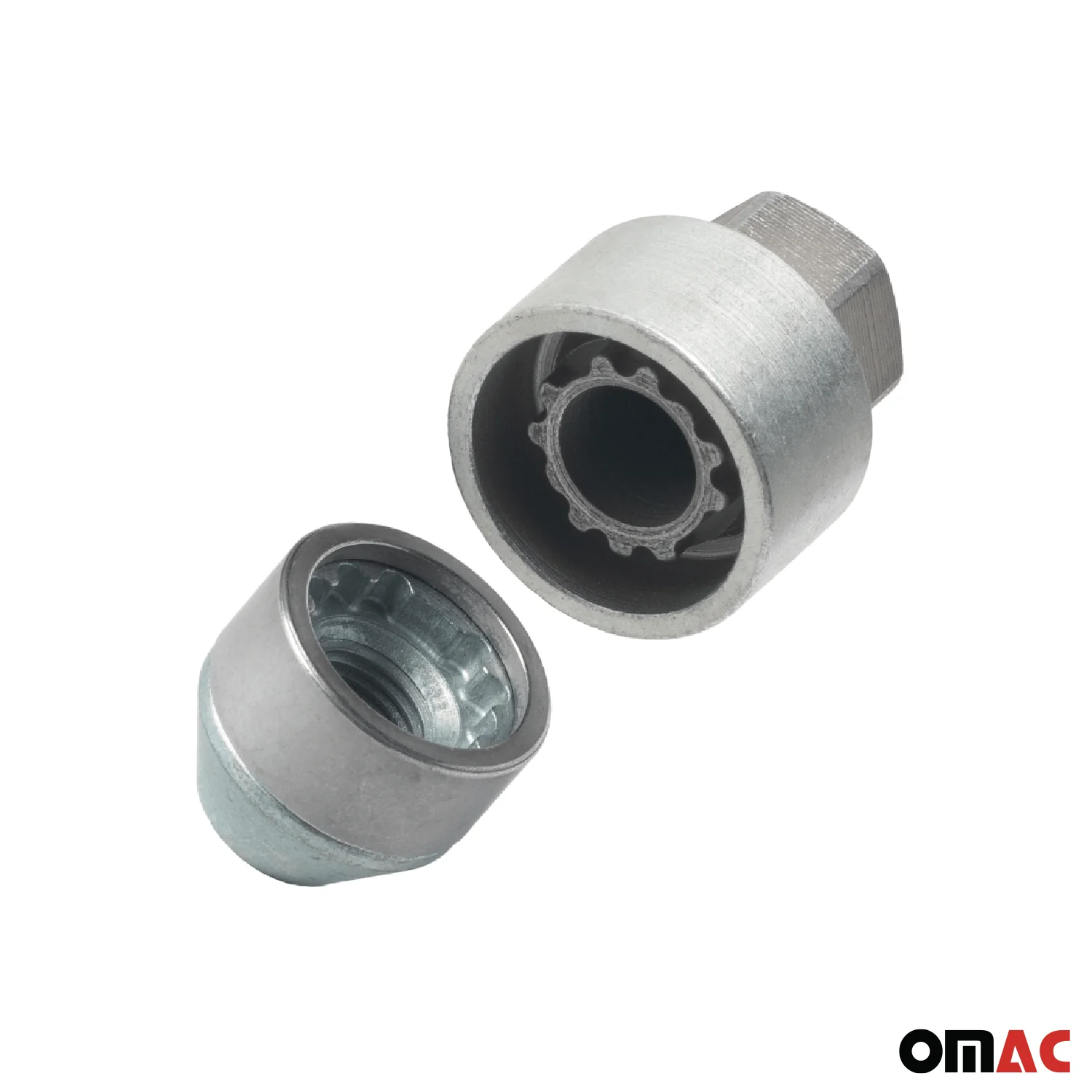 Wheel Lock Kit for Ford Transit M14X1,5 Nut Galvanized Silver 4Locks & 1Key - Image 7