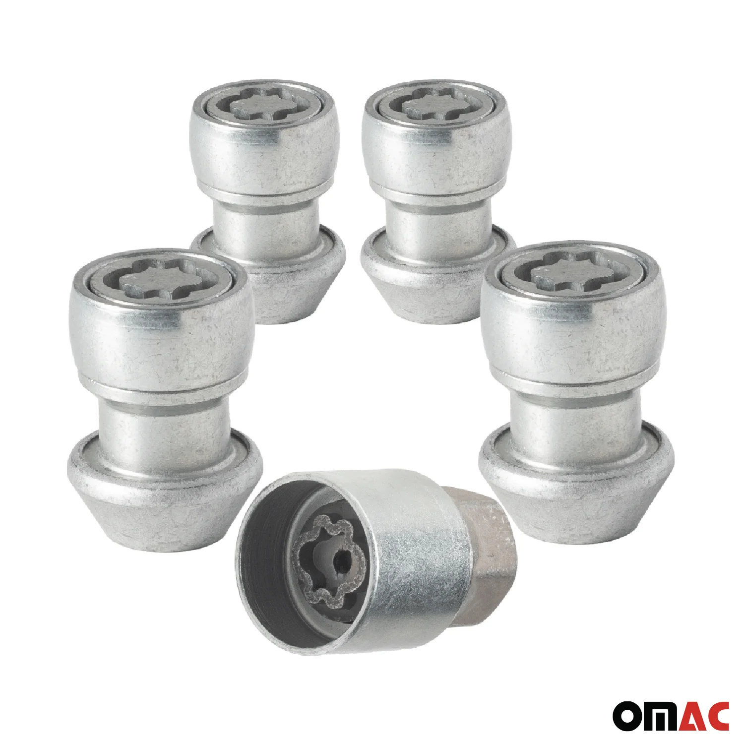 Wheel Lock Kit for Jaguar E-Pace F-Pace I-Pace XE M14X1,5 Silver 4Locks & 1Key - Image 8