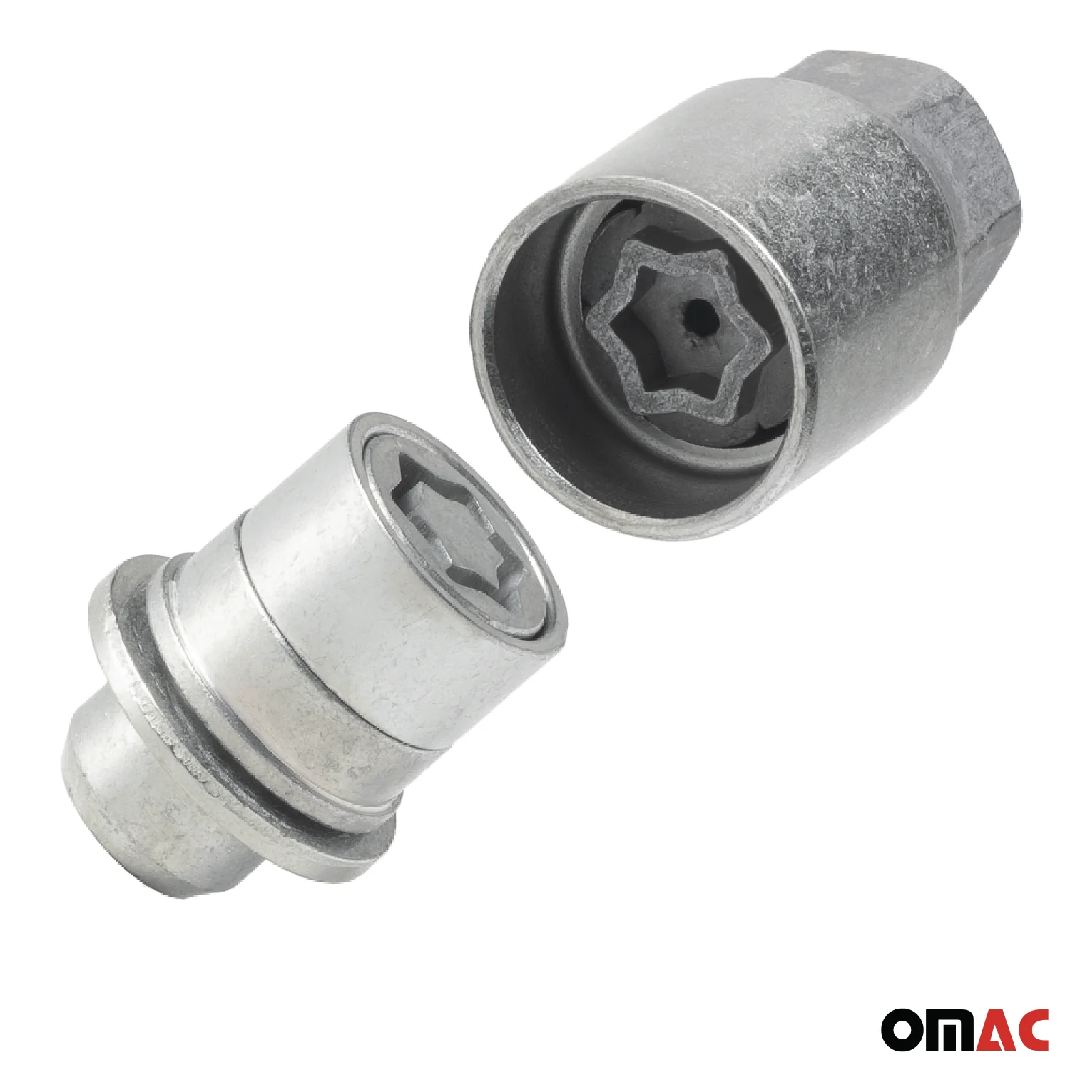 Wheel Lock Kit for Land Rover Defender M14X1,5 Galvanized Silver 4Locks & 1Key - Image 7