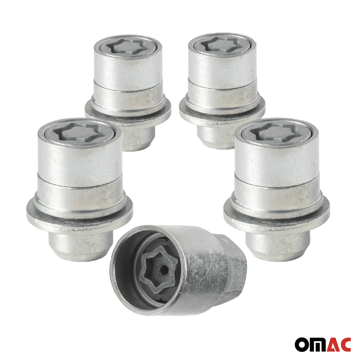 Wheel Lock Kit for Land Rover Defender M14X1,5 Galvanized Silver 4Locks & 1Key - Image 8