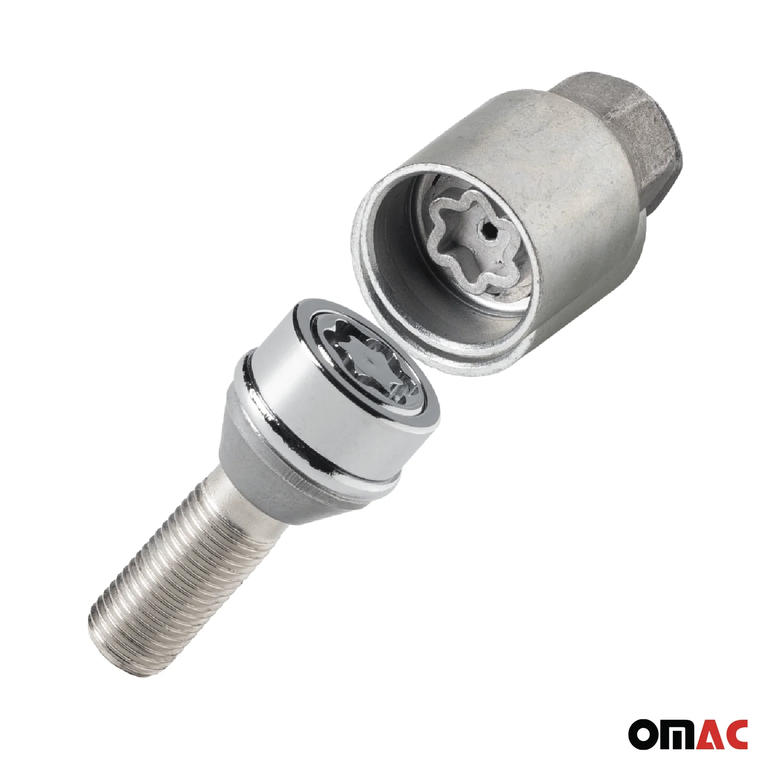 Wheel Lock Kit for Land Rover Range Rover Sport M14X1,5 Silver 4Locks & 1Key - Image 7