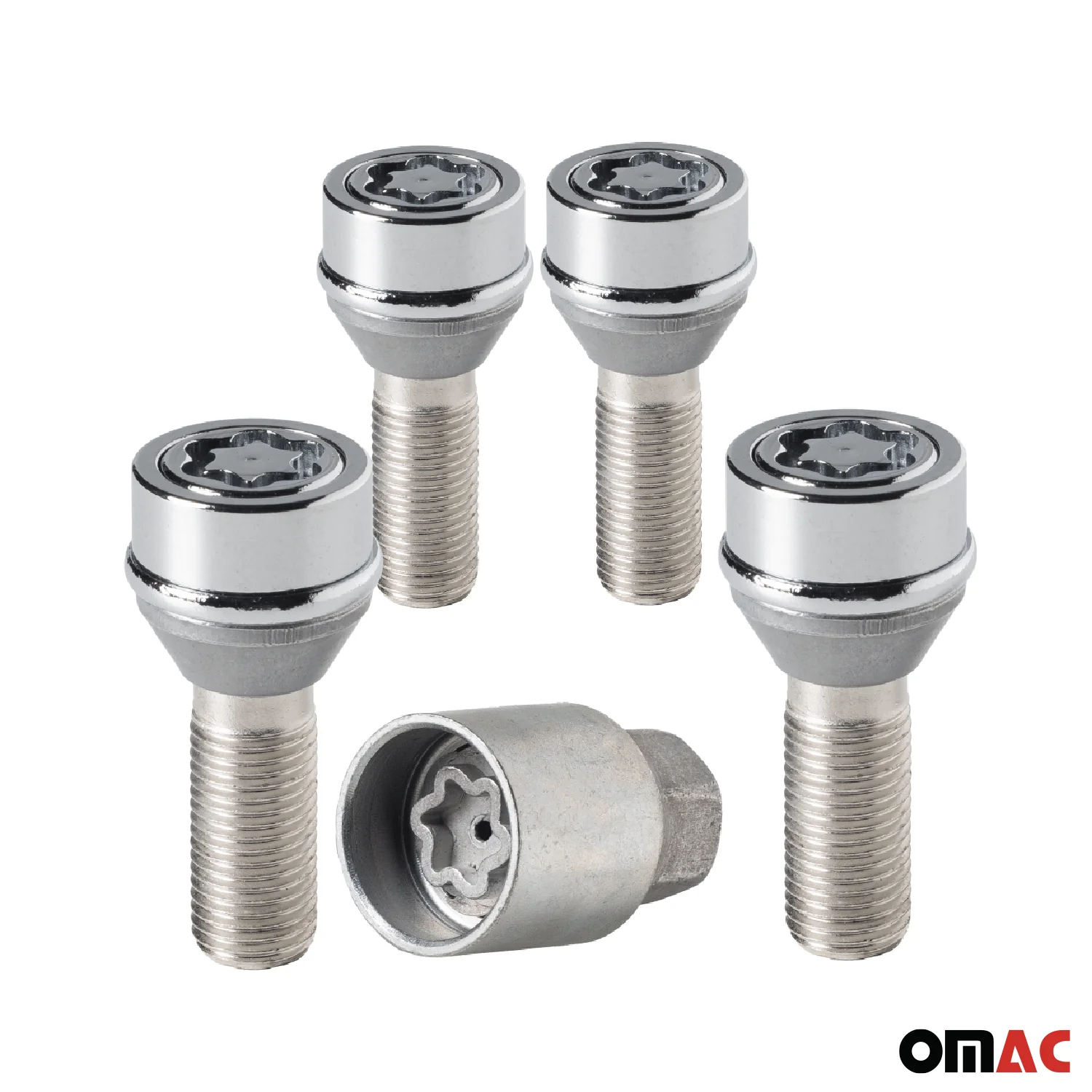 Wheel Lock Kit for Land Rover Range Rover Sport M14X1,5 Silver 4Locks & 1Key - Image 8