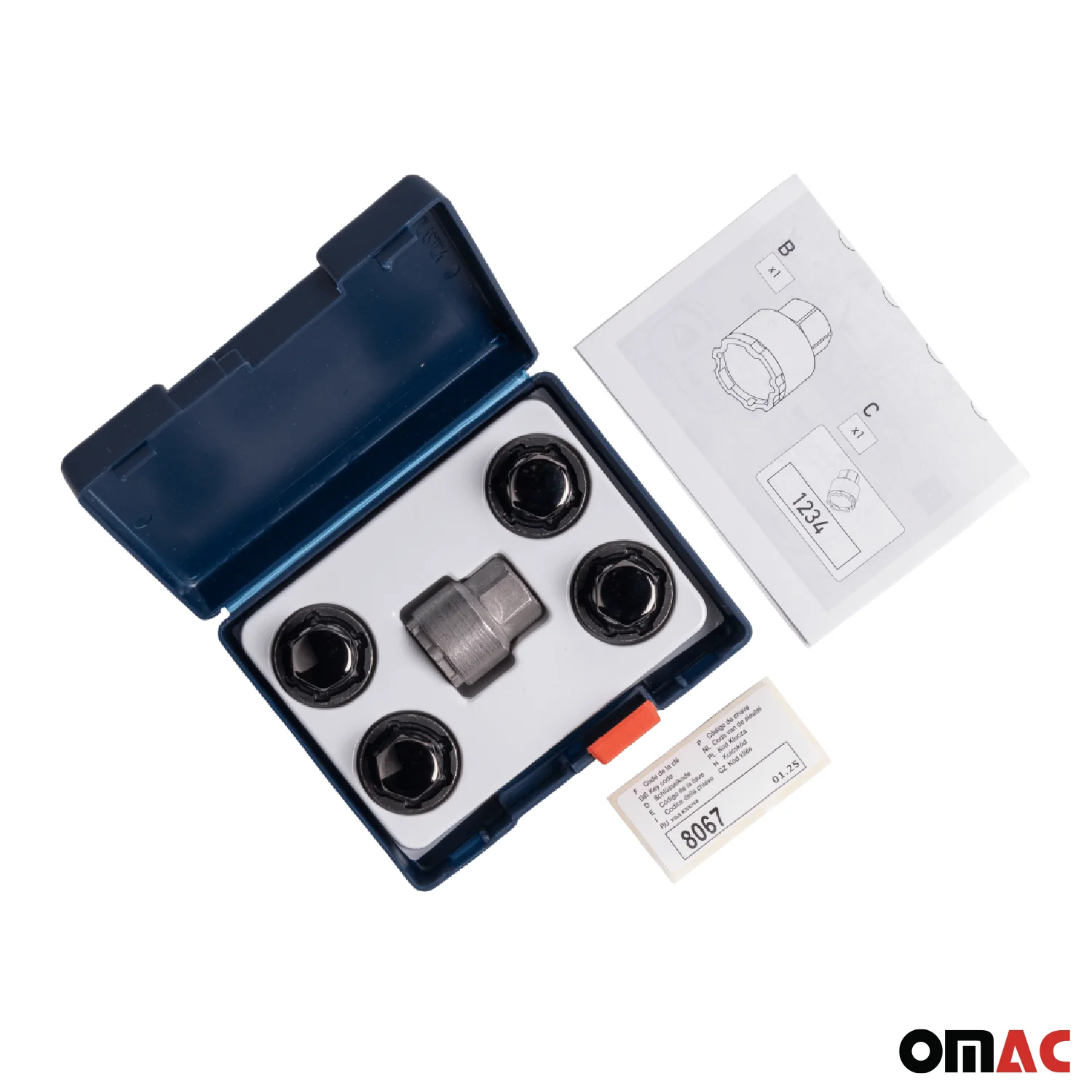 Wheel Lock Kit for Subaru BRZ Toyota C-HR Corolla Cross Fj Cruiser Mirai M12X1,5 - Image 4