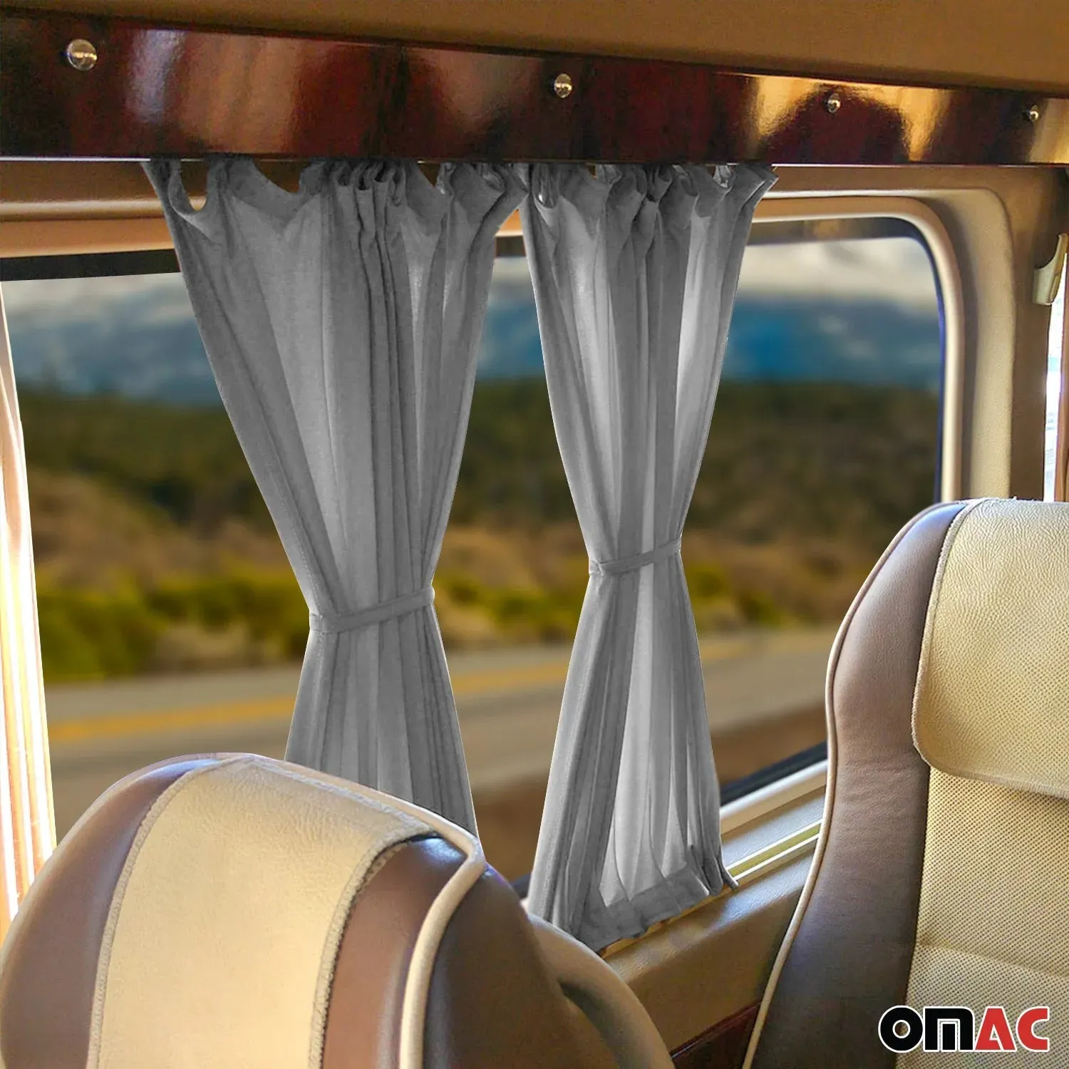1993-2003 VW Eurovan L1 SWB Side Window Curtain Sunshade 1992-2003 Gray 10x - Image 7