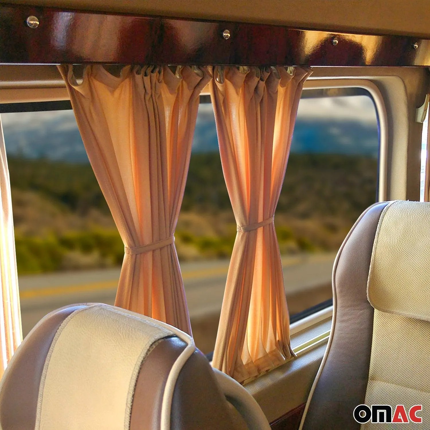 2006-2018 Mercedes Sprinter W906 L2 MWB Side Window Curtain Beige 10x - Image 7