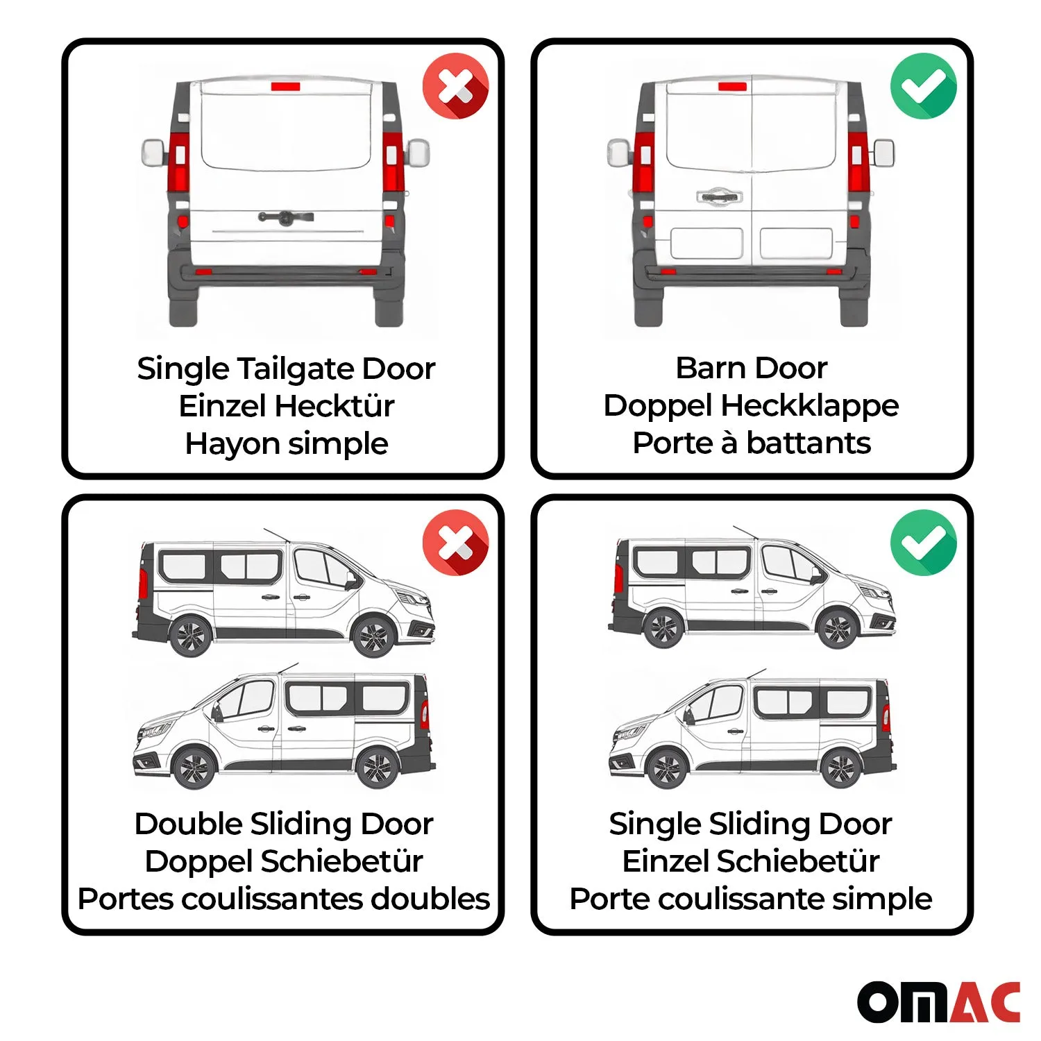 2006-2018 Mercedes Sprinter W906 L2 MWB Side Window Curtain Black 10x - Image 4
