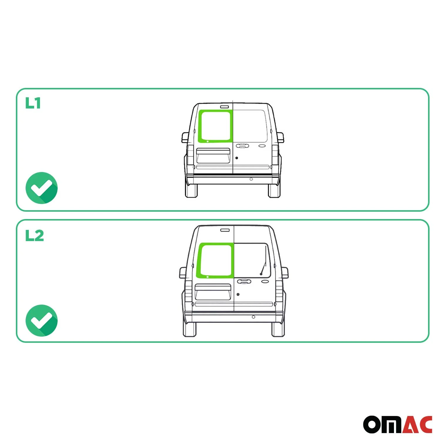 2010-2013 Ford Transit Connect Window Glass Right Side Rear L1 L2 Black - Image 3