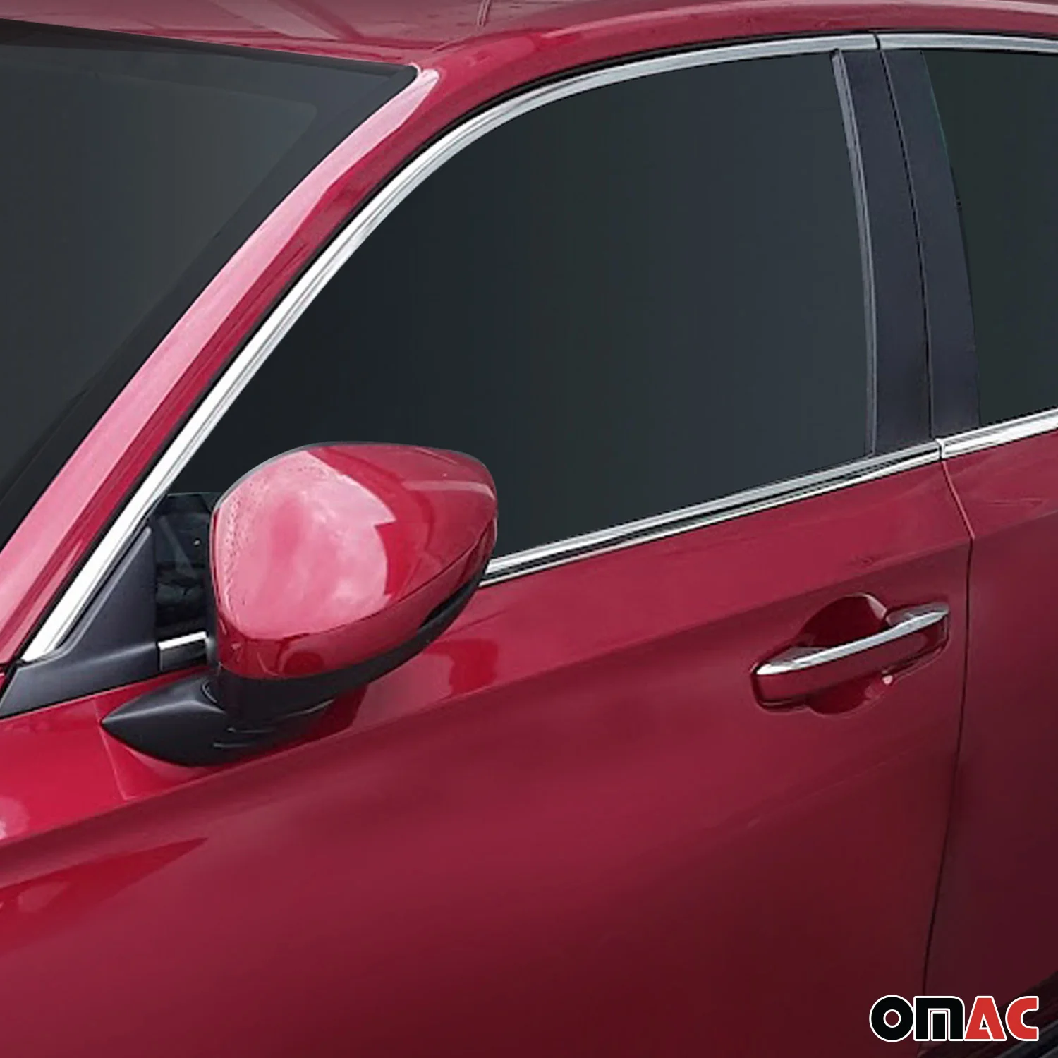 2022-2026 Honda Civic Sedan Window Molding Trim Streamer Stainless Steel - Image 6