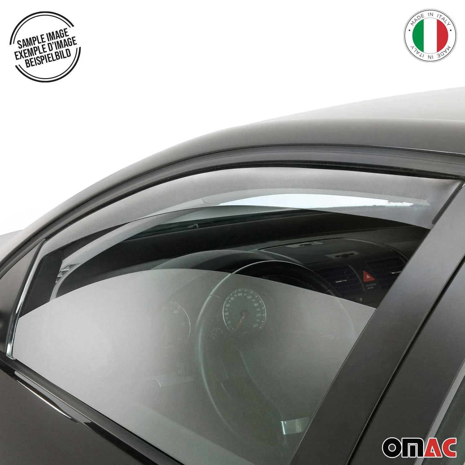 2018-2023 Kia Rio Window Visor Vent Rain Deflector 2Pcs Smoke - Image 10
