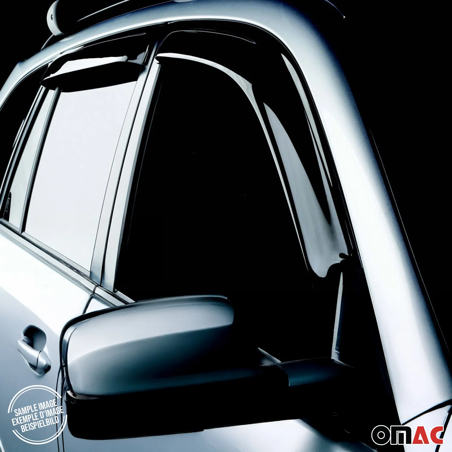 2012-2014 Chevrolet Orlando Window Visor Vent Rain Deflector 4Pcs Smoke - Image 6