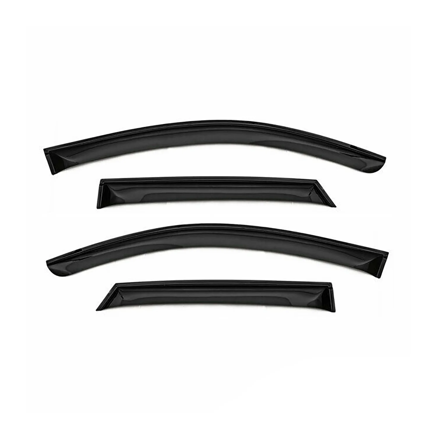 2008-2010 Saturn Vue 2gen. Window Visor Vent Rain Deflector 4Pcs Smoke - Image 2