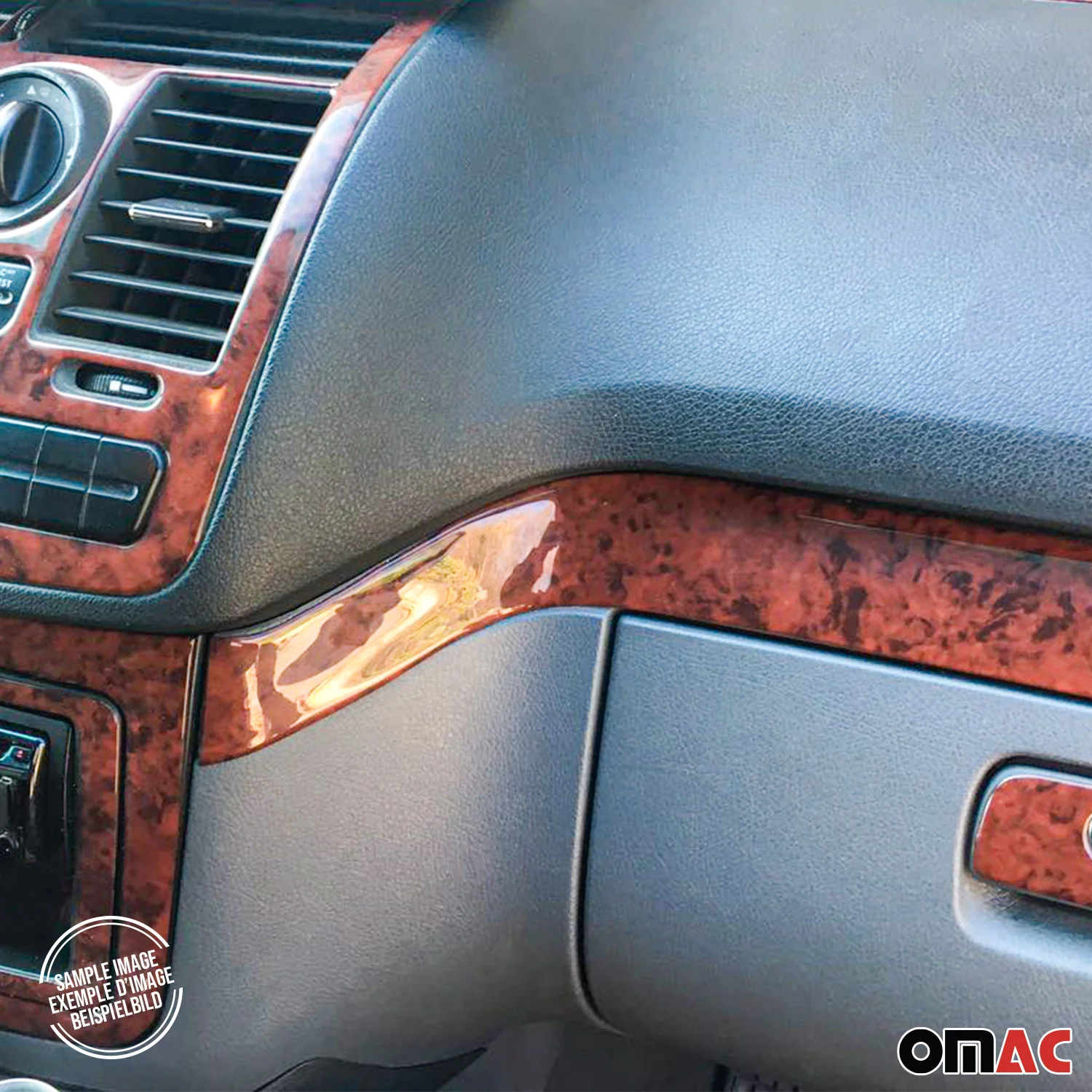 2006-2009 Volkswagen Rabbit Mk5 HB 5D Dashboard Console Trim Kit - Image 4