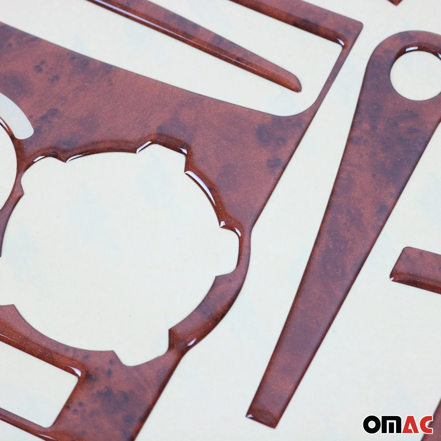 2016-2024 Mercedes Metris Wooden Look Dashboard Console Trim Kit 21Pcs - Image 5