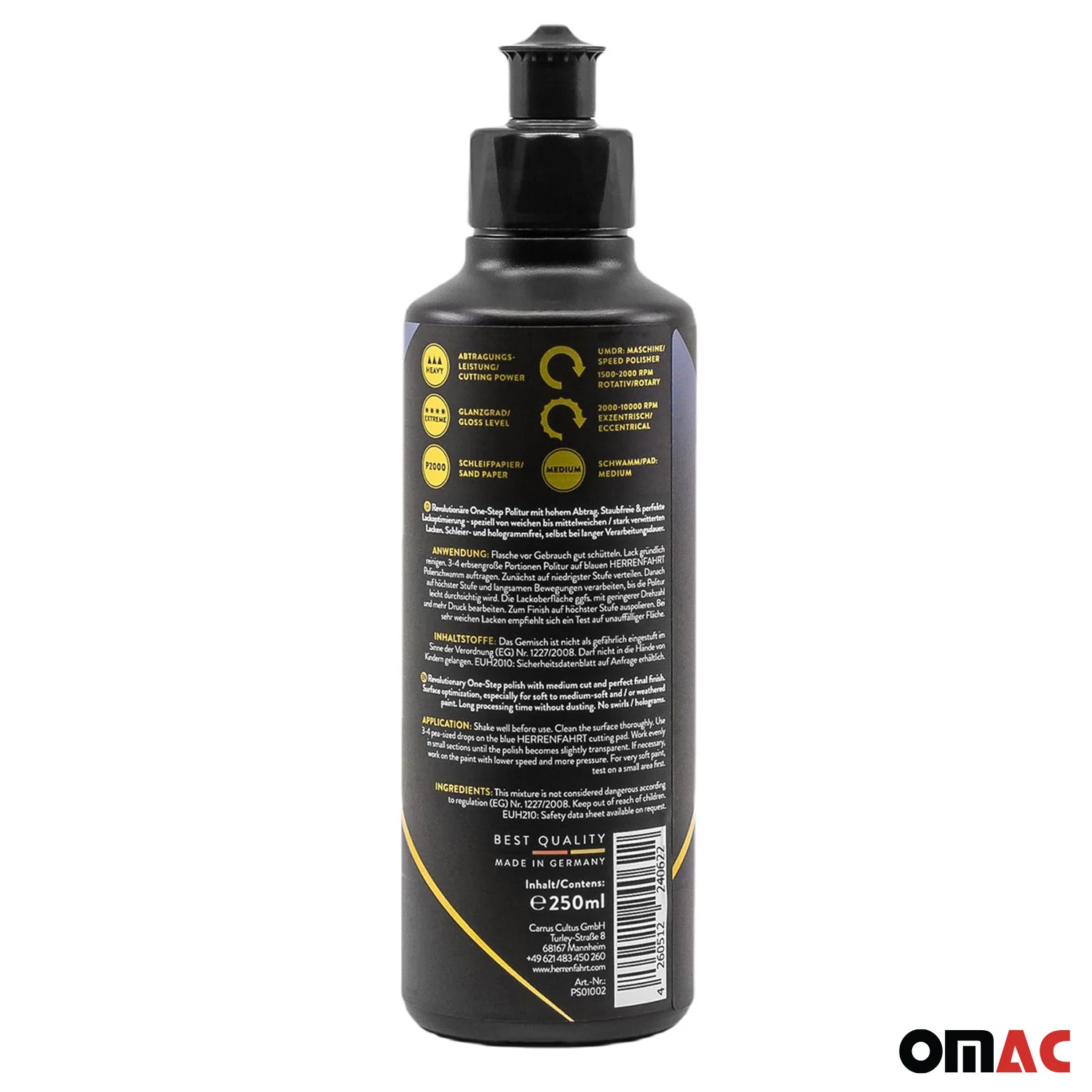 Xcut 2000 Medium One Step Polish High Gloss Polishing Car Care Buffing Polisher - Image 5